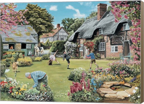 Framed Cottage Garden Print