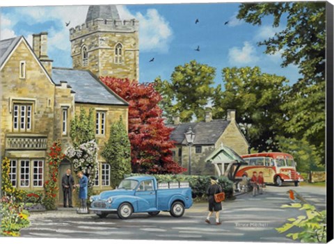 Framed At The Vicarage Print