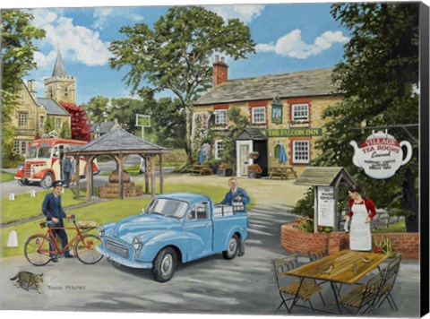 Framed Village Tea Rooms Print