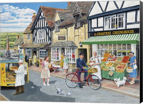 Framed Letters For The Greengrocer Print