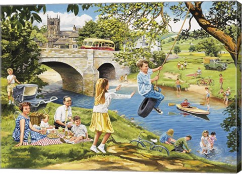 Framed Riverbank Print