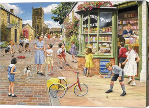 Framed Sweet Shop Print