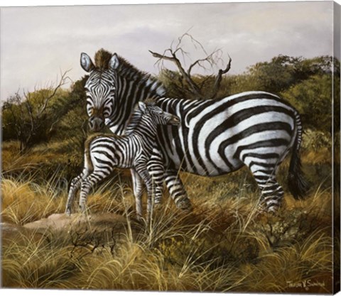 Framed Nuzzling Print