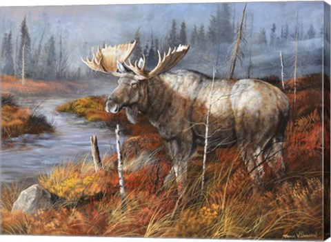 Framed King At Water&#39;s Edge Print