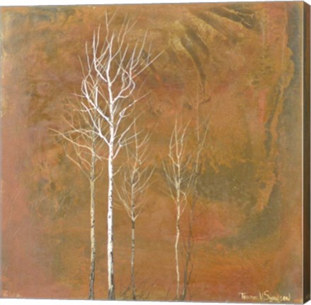 Framed Forest Fire Print