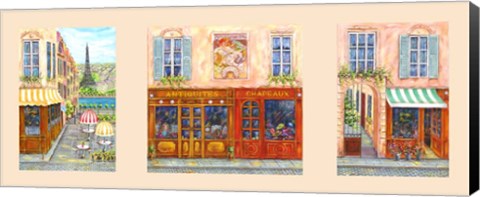 Framed Paris Triptych A Print