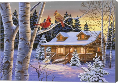 Framed Rustic Retreat Print