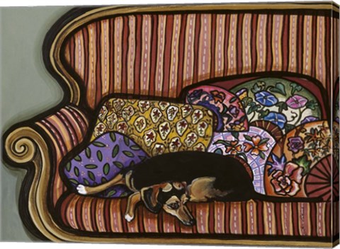 Framed Resting on the Sofa Print