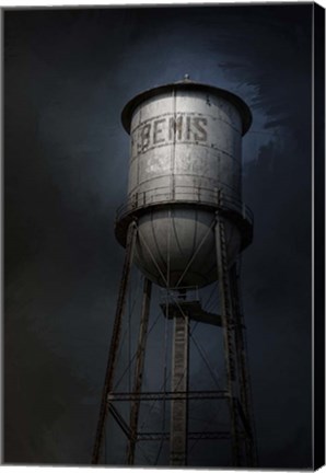 Framed Bemis Water Tower Print