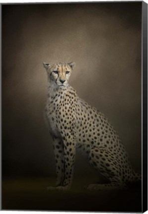 Framed Elegant Cheetah Print