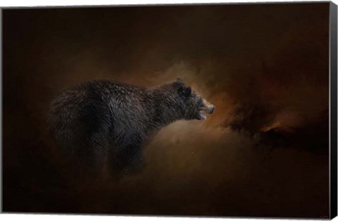 Framed Moonlight Run Print