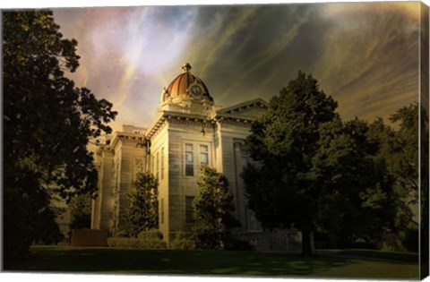 Framed Tupelo Mississippi Courthouse Print