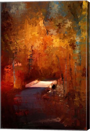 Framed Crossing Into Autumn Print