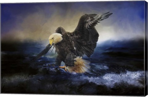 Framed Deep Sea Fishing Print