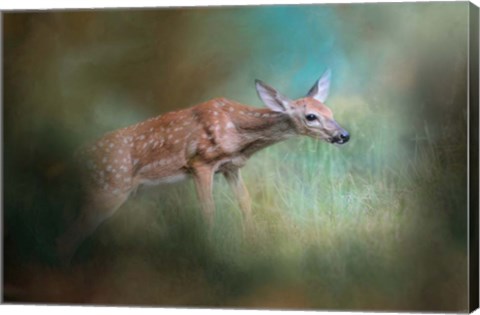 Framed Up The Hill And Into The Light Print