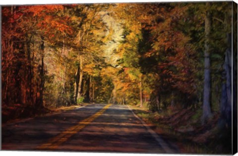 Framed Falls Guiding Light Print