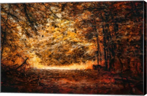 Framed Golden Journey Print