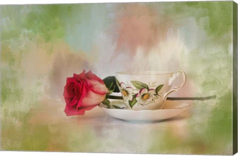 Framed Christmas Rose Print