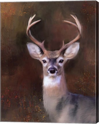 Framed Eight Point In Autumn Print