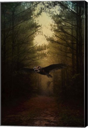Framed Guardian Of The Forest Print
