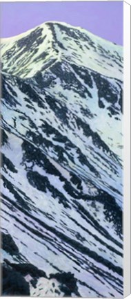 Framed Gray&#39;s Peak in Winter Print