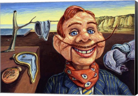 Framed Howdy Dali Doody Print