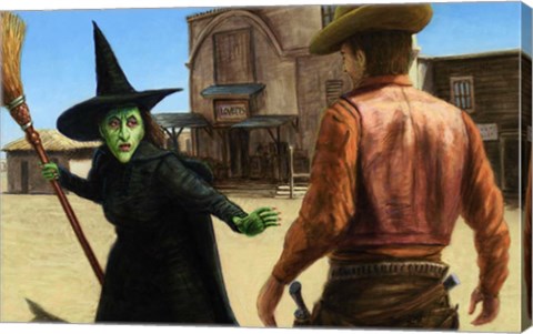 Framed Showdown Print