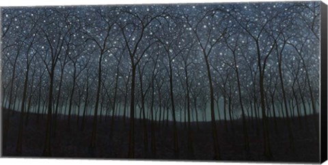Framed Starry Trees Print
