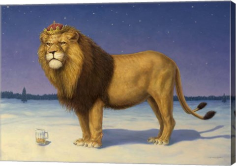 Framed King&#39;s Beer Print