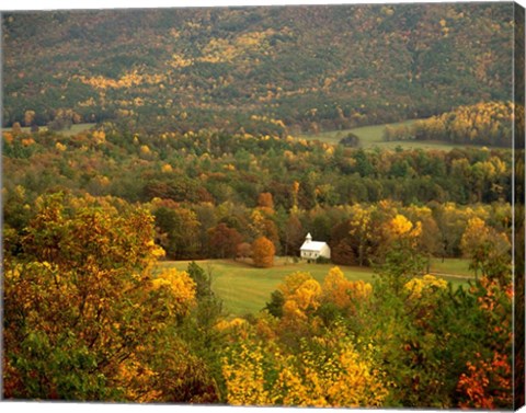 Framed Church Cades Cove Print