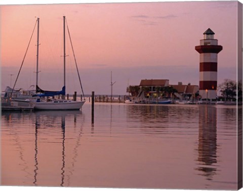 Framed Harbortown Print