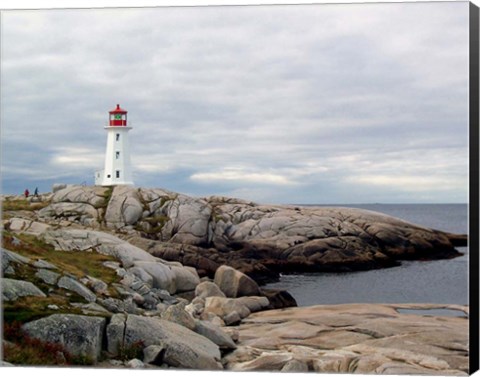 Framed Peggy&#39;s Cove Lighthouse Print