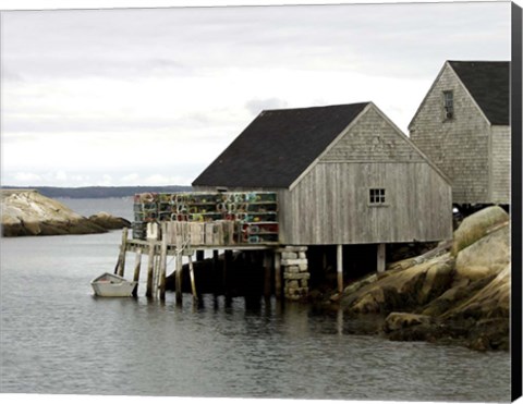 Framed Peggy&#39;s Cove, NS Print