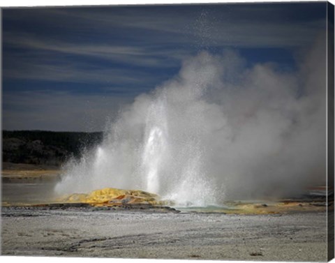 Framed Geyser Yellowstone Print