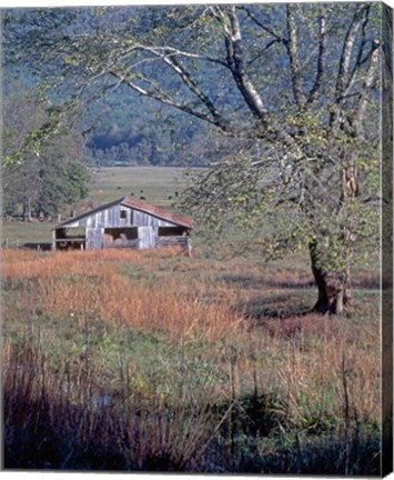 Framed Hay Barn Print