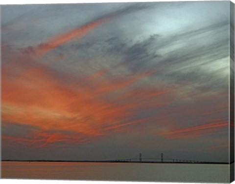 Framed Lanier Bridge Print