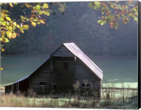 Framed #54 P Cades Cove Barn Print