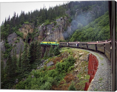 Framed #89  White Pass RR Print