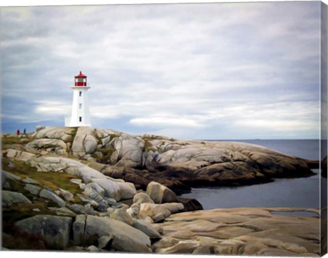 Framed Peggy&#39;s Cove, NS Print