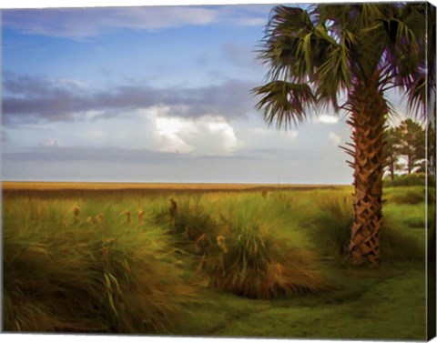 Framed St. Simons, GA Print
