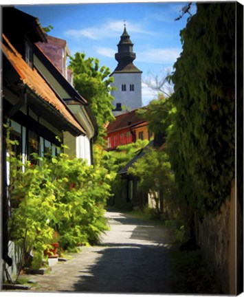 Framed Visby, Sweden Print