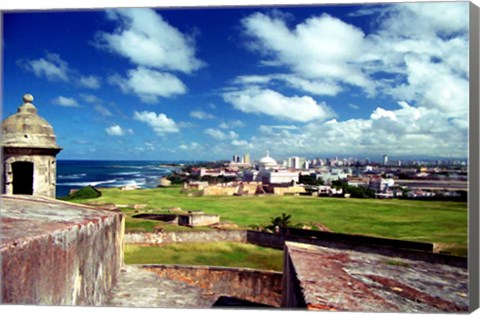 Framed San Juan, Puerto Rico 1 Print