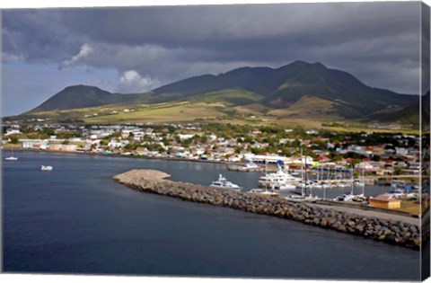 Framed St Kitts Print