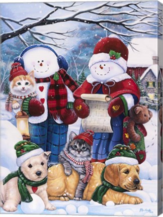 Framed Winter Wonder Friends Print