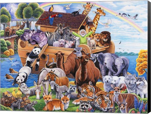 Framed Noah&#39;s Ark Print