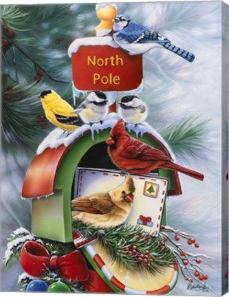 Framed North Pole Print