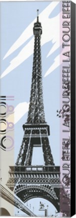 Framed Eiffel Tower 1889 Print