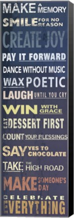 Framed Transit To Do List Ii In Blue Print