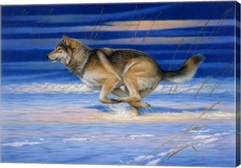 Framed Snow Beat Print