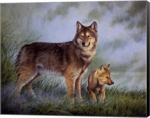 Framed Careful Watch Print